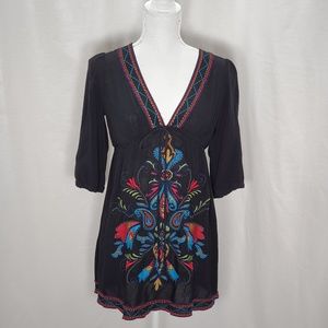 Forever 21 BoHo Style 3/4 Sleeve Tunic Size M/M